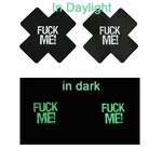 OH YEAH! OH YEAH! -  BLACK X GLITTER IN THE DARK NIPPLE COVER ONE SIZE