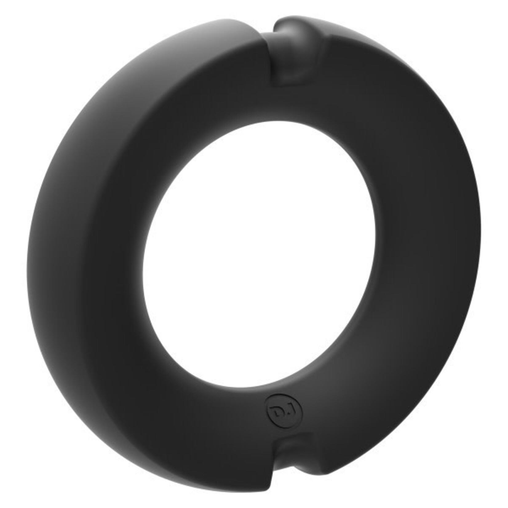 DOC JOHNSON KINK - SILICONE-COVERED METAL COCK RING - 45MM BLACK
