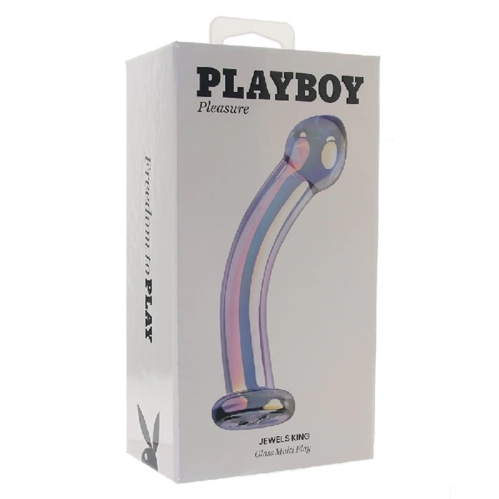 PLAYBOY PLAYBOY JEWELS KING GLASS DILDO