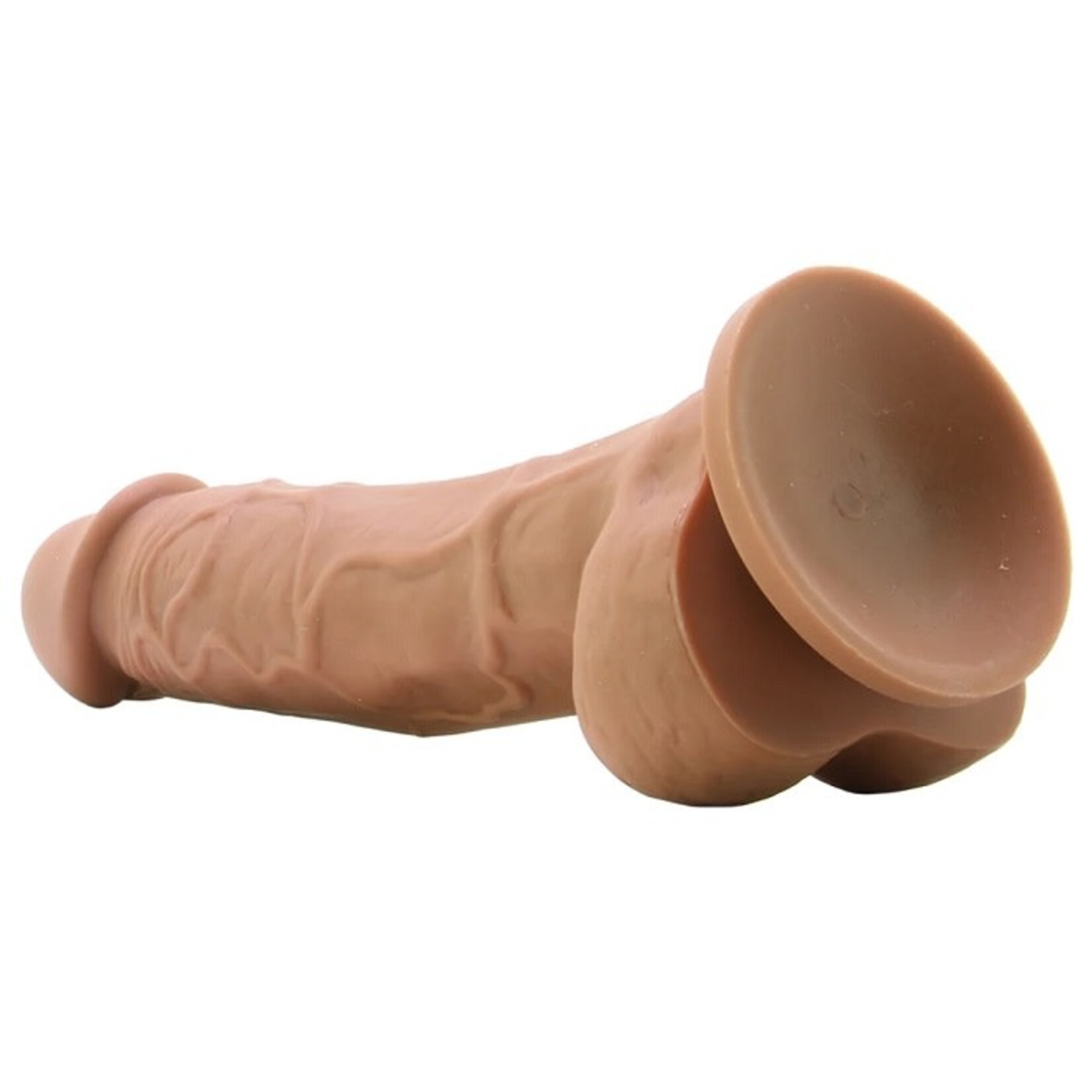 NSNOVELTIES COLOURS PLEASURES 5 INCH DILDO IN BROWN
