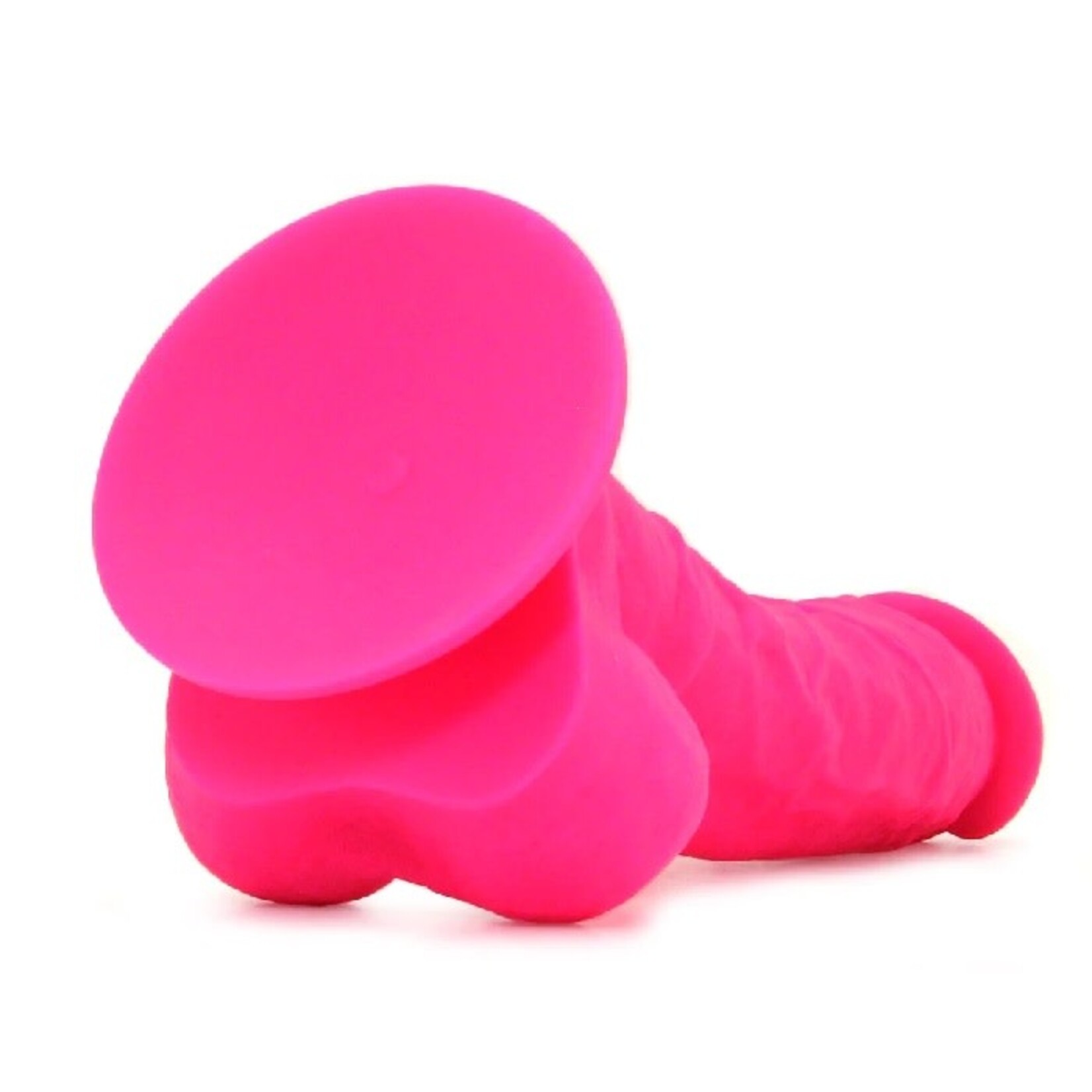 NSNOVELTIES LARGE SILICONE COLOURS DILDO IN PINK