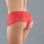 ALLURE LINGERIE ALLURE ADORE - CANDY APPLE PANTY - RED - ONE SIZE