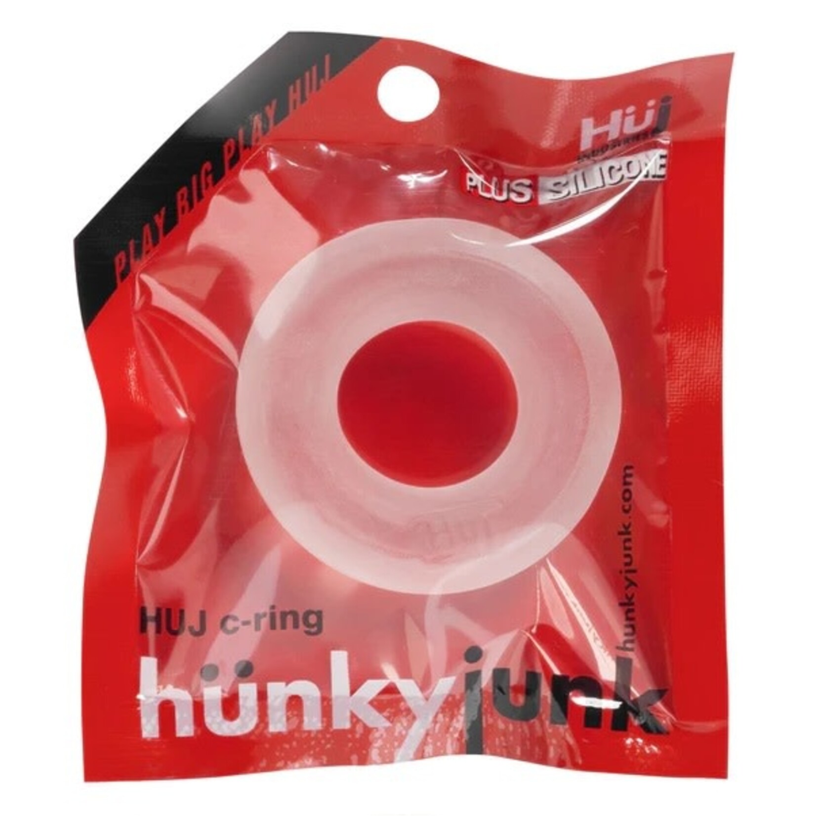 OXBALLS OXBALLS  HUNKY JUNK SINGLE C-RING ICE  CLEAR