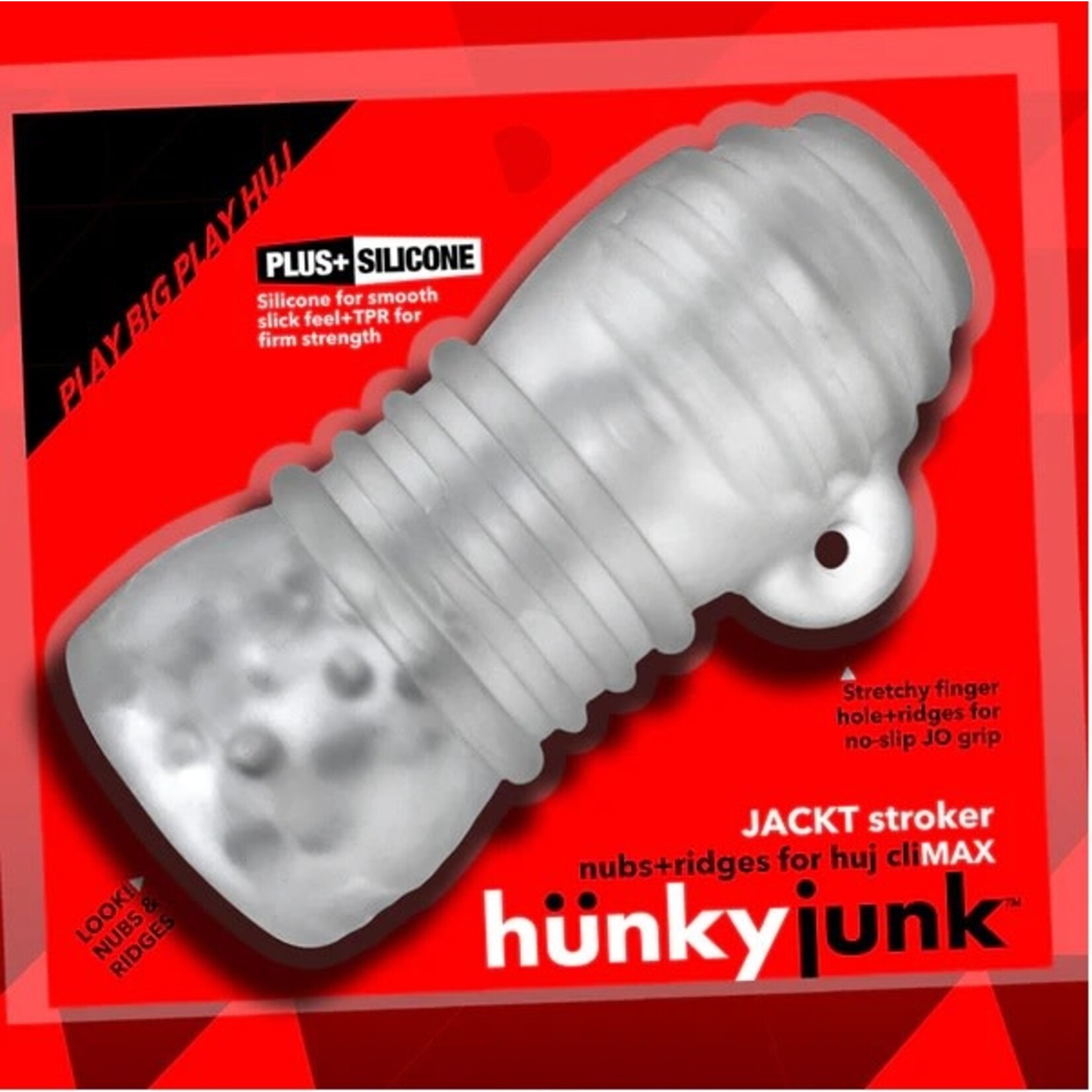 OXBALLS OXBALLS  HUNKYJUNK - JACKT STROKER - CLEAR ICE