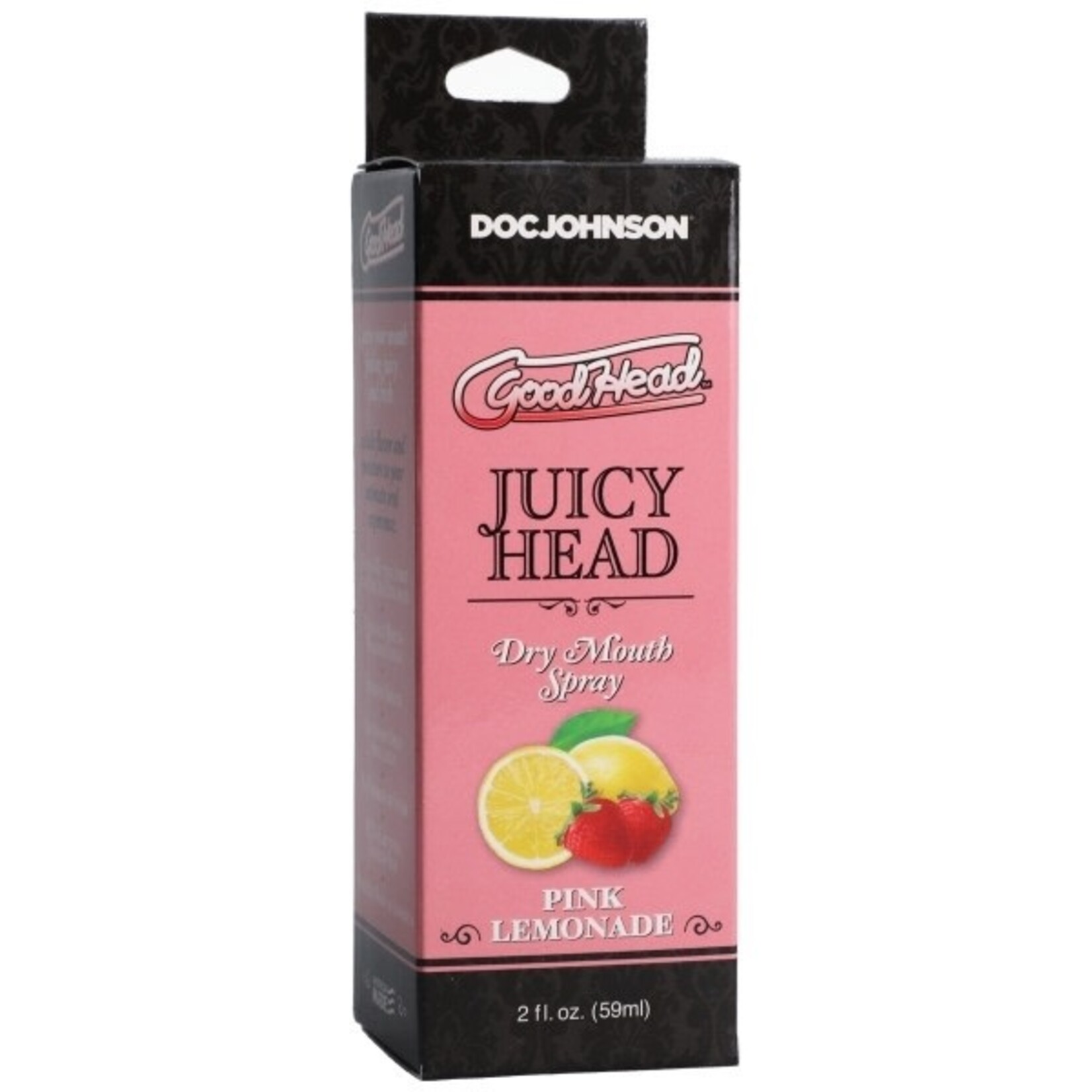 DOC JOHNSON GOODHEAD - JUICY HEAD - DRY MOUTH SPRAY - PINK LEMONADE 2 FL.OZ.