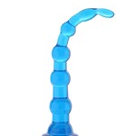 BLUE LINE 8.5 INCH ANAL BEADS WITH SUCTION BASE