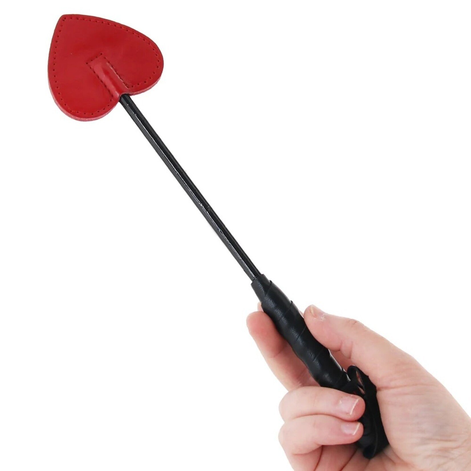 ROUGE LEATHER MINI SPADE PADDLE IN RED