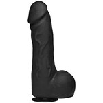DOC JOHNSON MERCI - THE PERFECT COCK 10.5" WITH REMOVABLE VAC-U-LOCK SUCTION CUP - BLACK