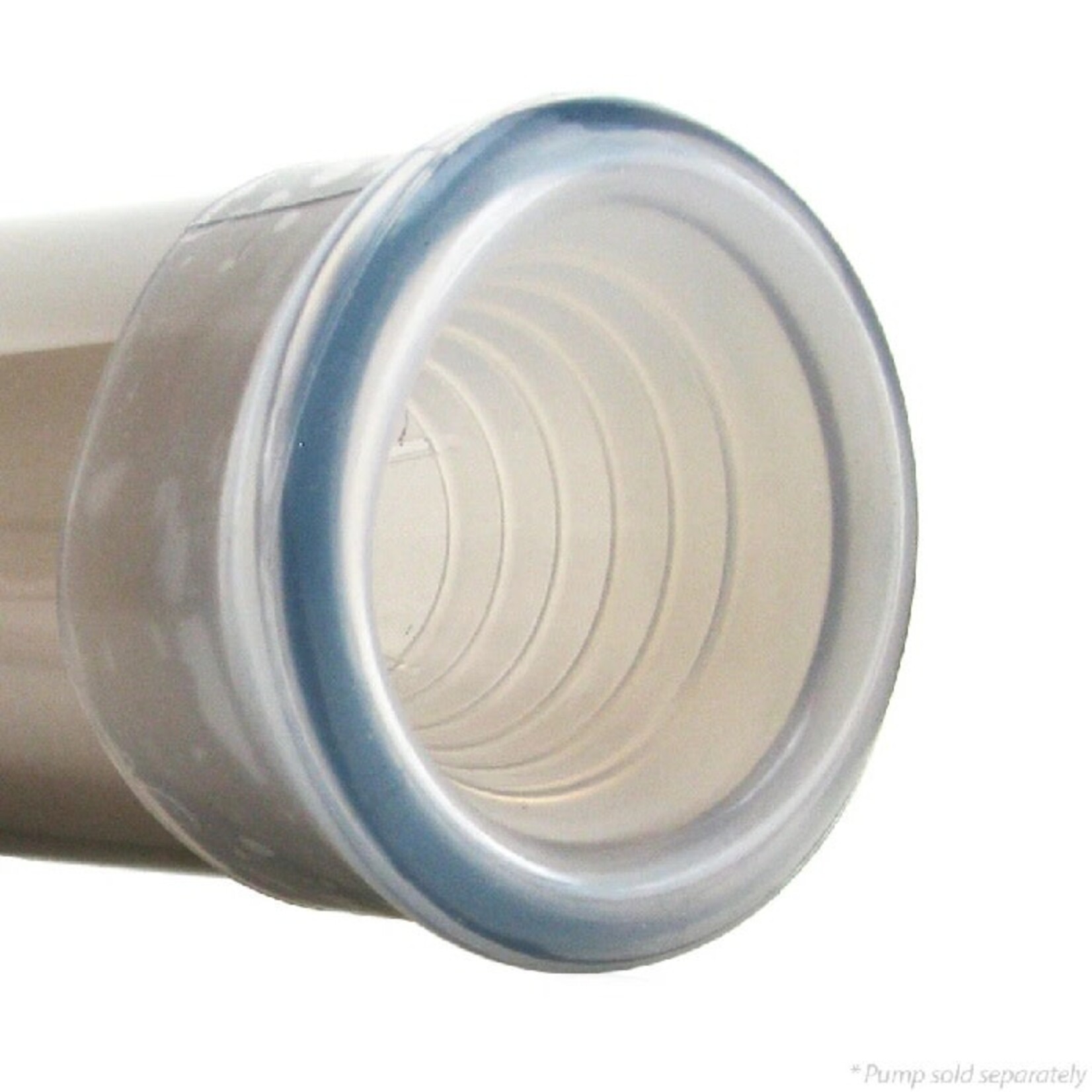 CALEXOTICS PRECISION PUMP SILICONE PUMP SLEEVE IN WHITE
