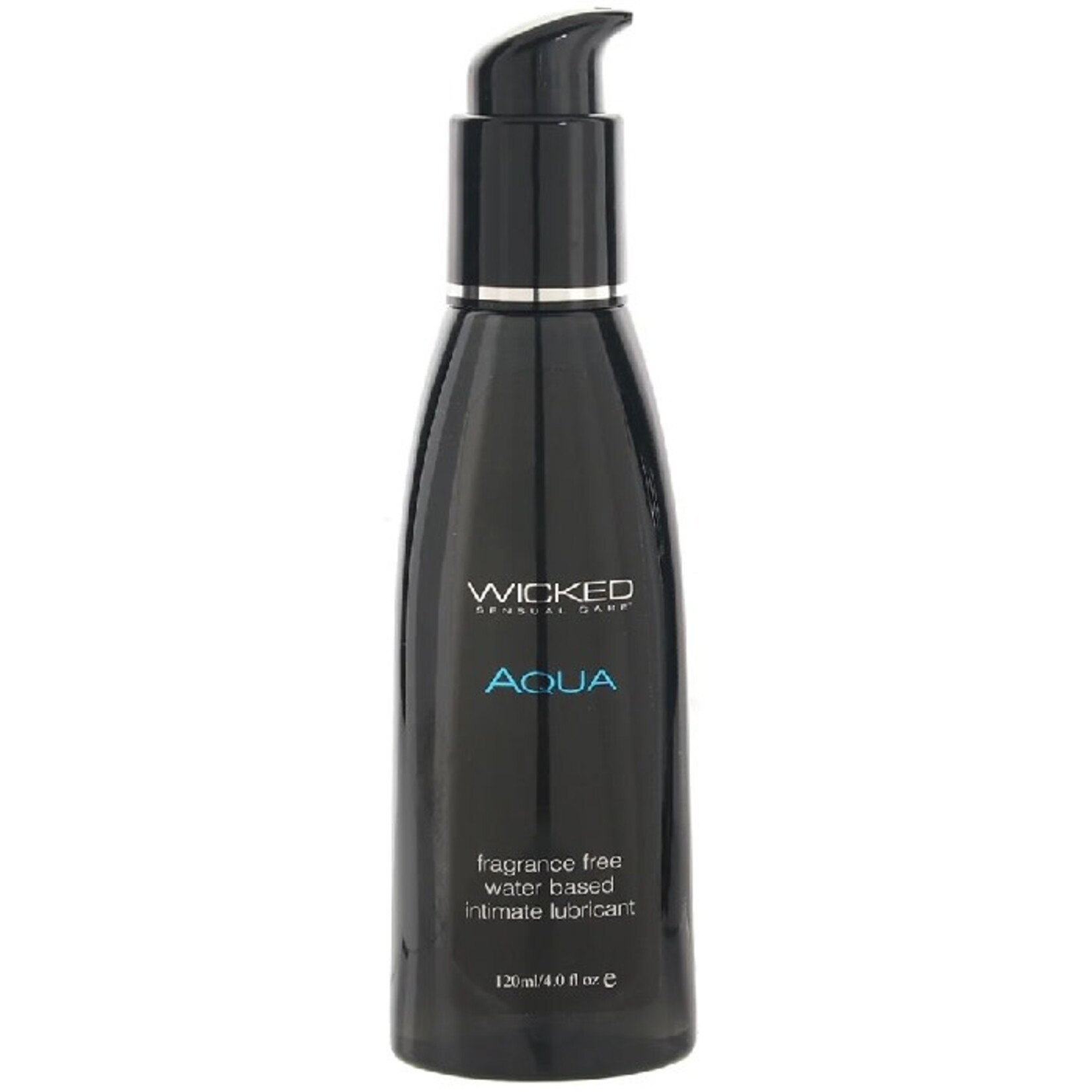 WICKED WICKED - AQUA CONDOM SAFE LUBE 4OZ/120ML IN FRAGRANCE FREE