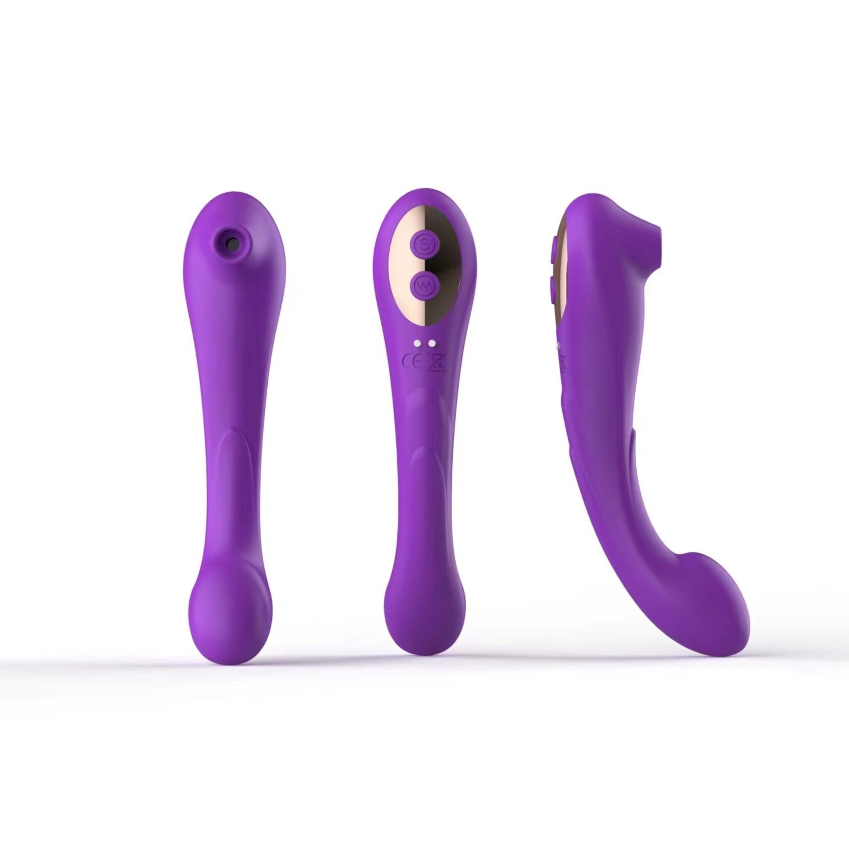 WATERPROOF SUCK MASSAGER VIBRATOR WITH 10 VIBRATIONS & 2 MOTOR