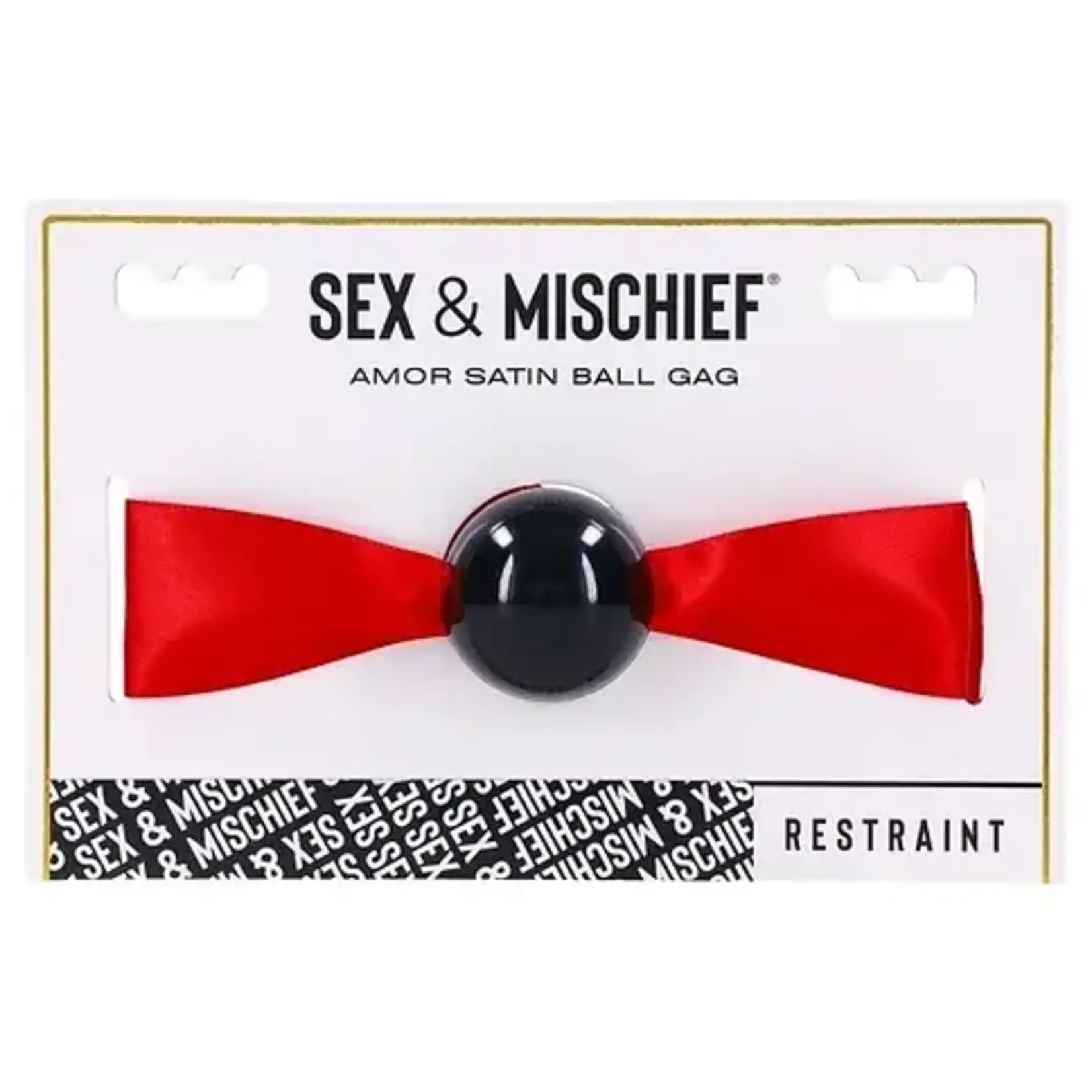 SPORTSHEETS SPORTSHEETS - S&M - AMOR SATIN BALL GAG