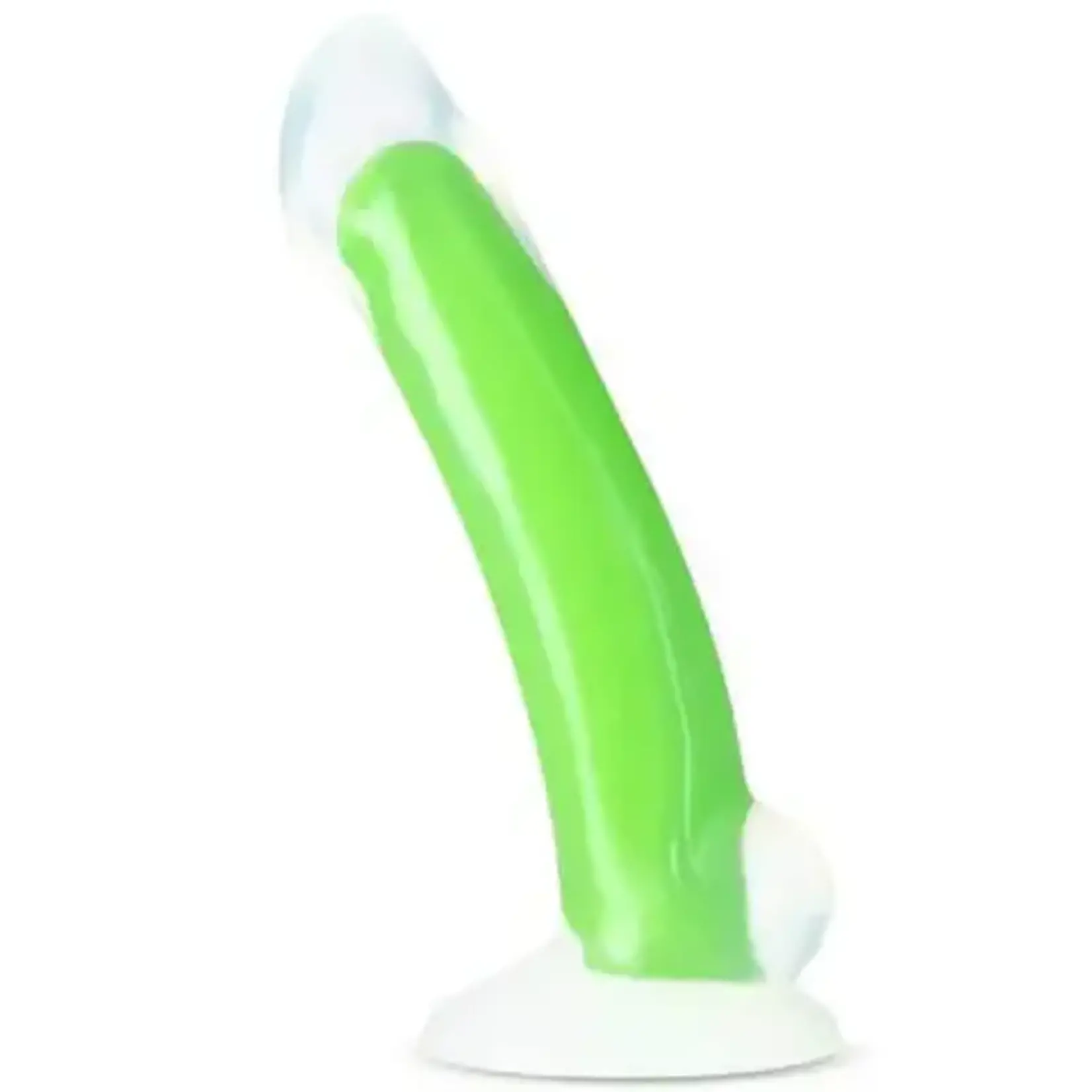 BLUSH BLUSH - NEO ELITE - GLOW IN THE DARK - OMNIA 7" DILDO - NEON GREEN