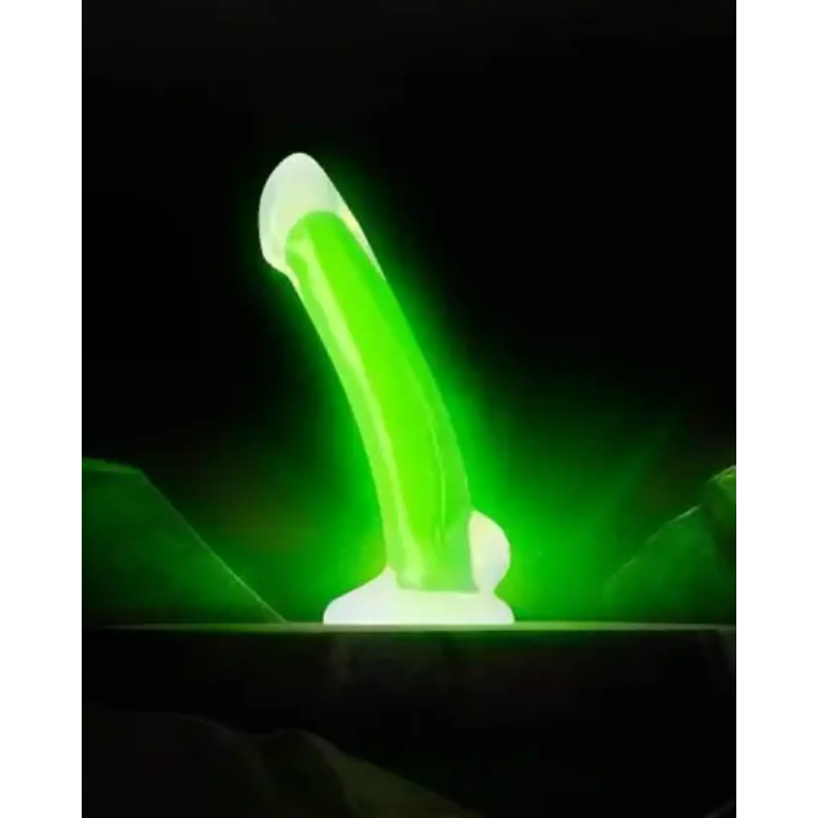 BLUSH BLUSH - NEO ELITE - GLOW IN THE DARK - OMNIA 7" DILDO - NEON GREEN