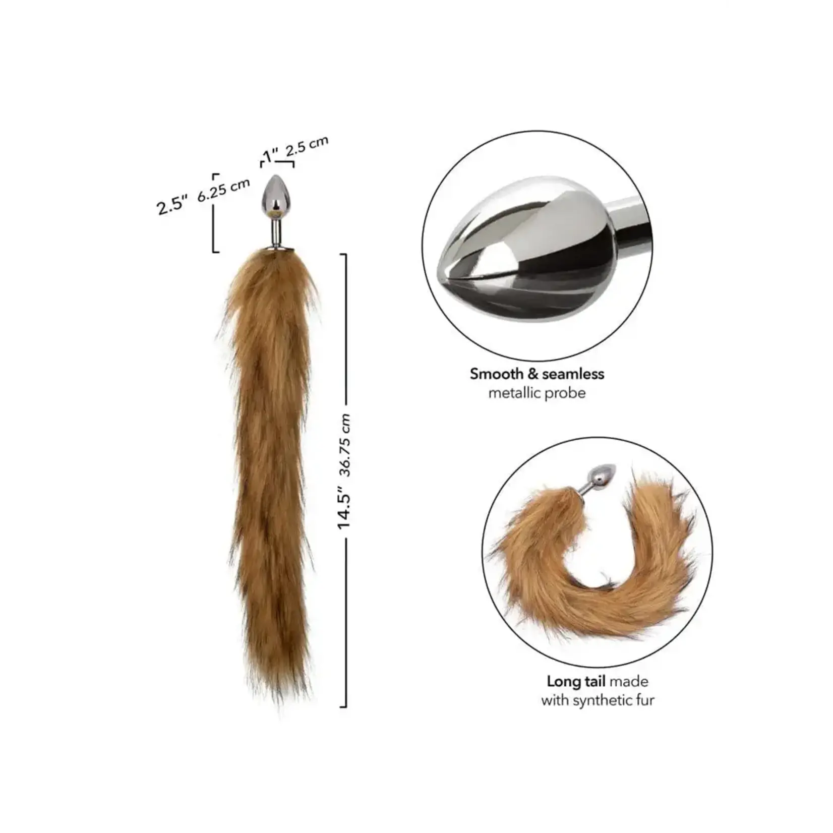 CALEXOTICS RUNNING WILD BROWN TAIL