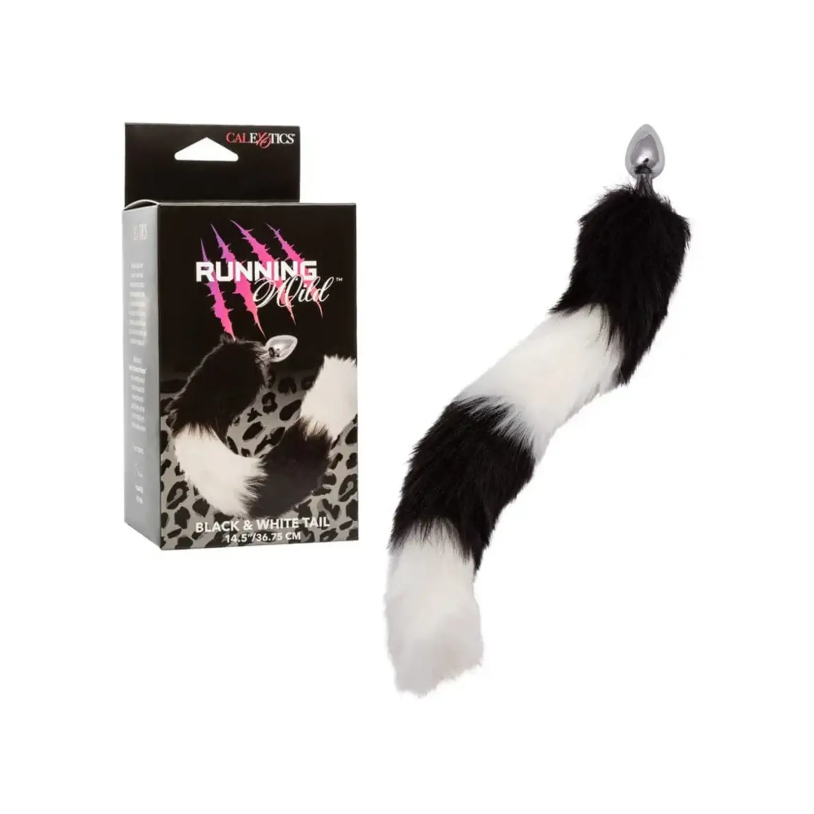 CALEXOTICS RUNNING WILD BLACK & WHITE TAIL