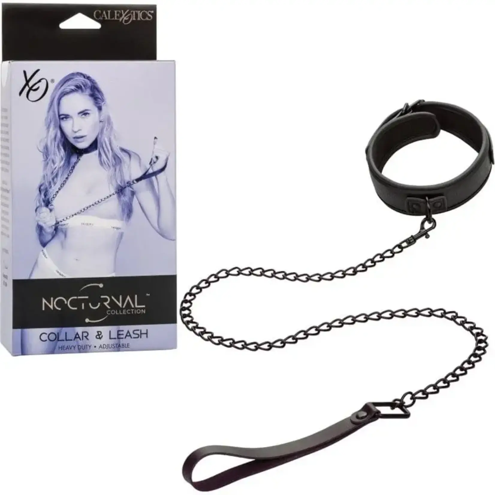 CALEXOTICS NOCTURNAL COLLECTION COLLAR & LEASH
