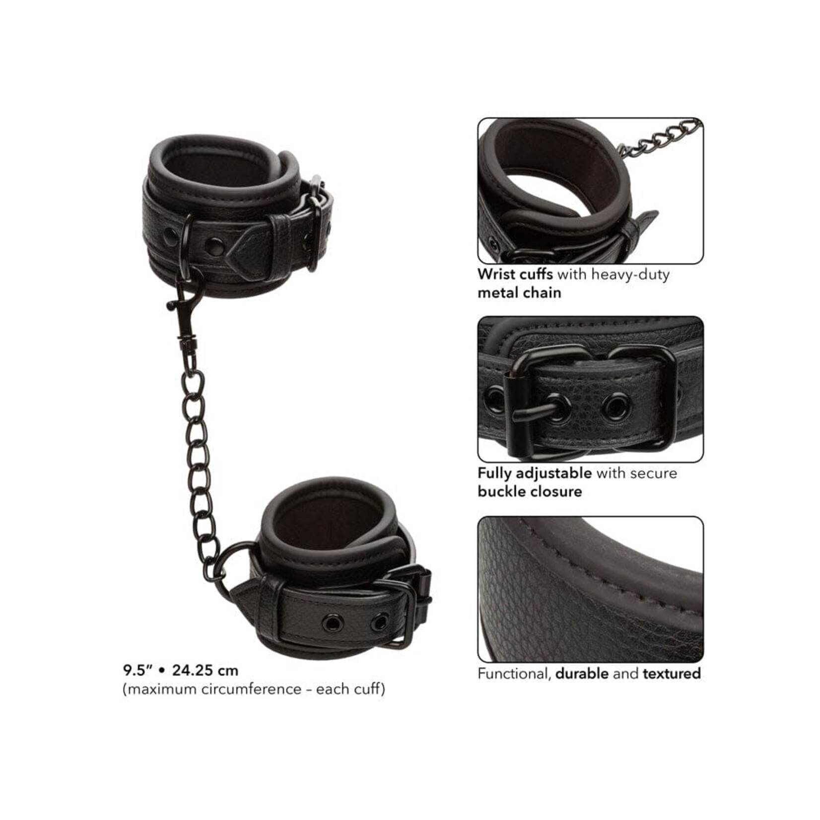 CALEXOTICS NOCTURNAL COLLECTION ANKLE CUFFS