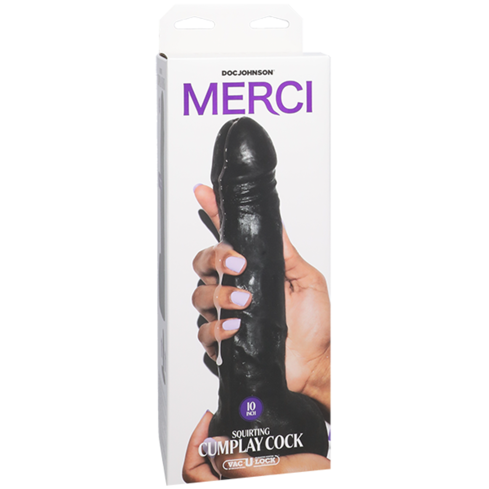 DOC JOHNSON MERCI 10 INCH SQUIRTING CUMPLAY ULTRASKYN COCK