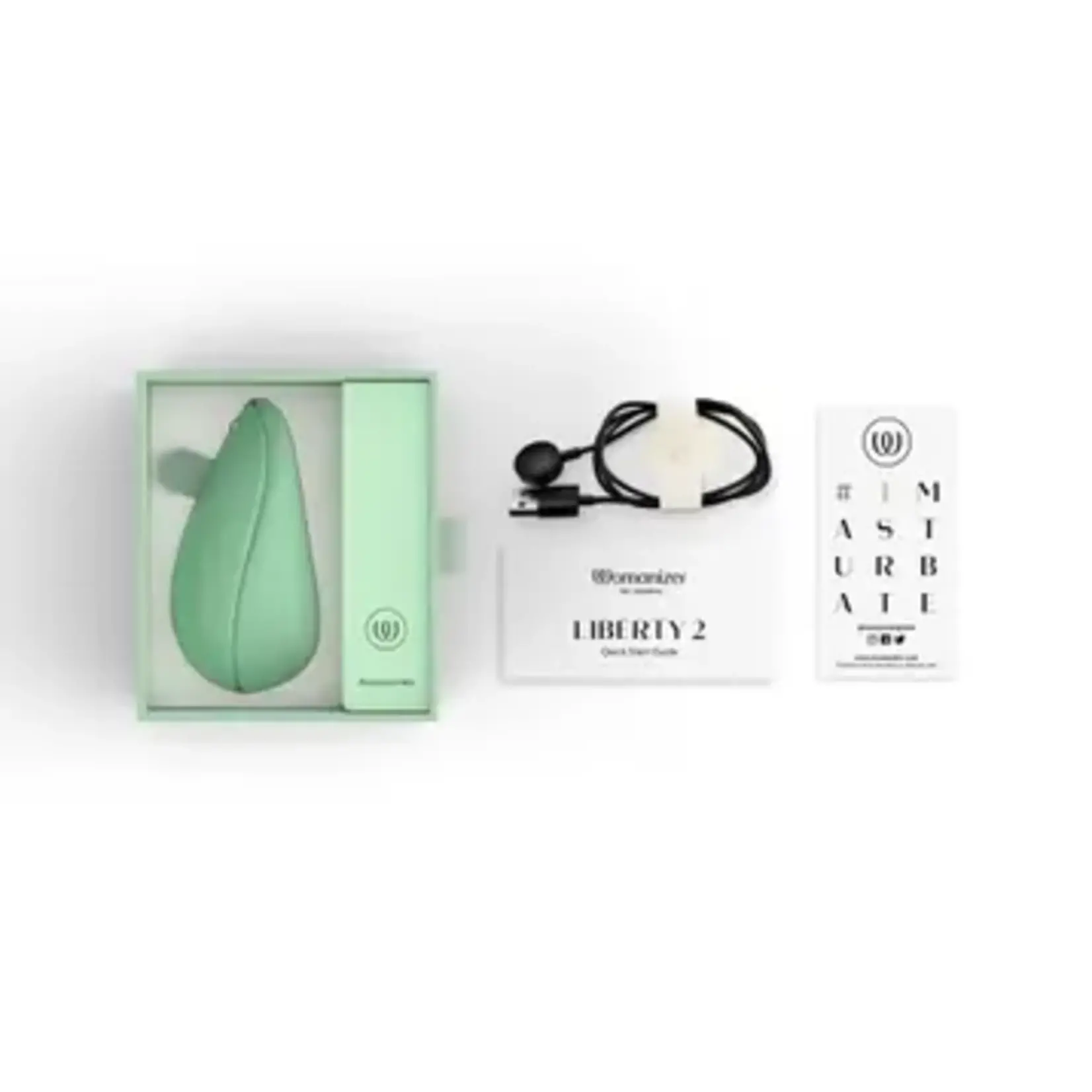 WOMANIZER WOMANIZER LIBERTY 2 CLITORAL STIMULATOR IN SAGE