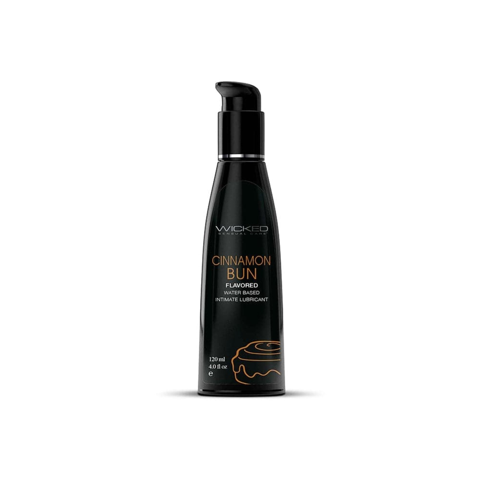 WICKED WICKED - AQUA FLAVORED LUBE 4OZ/120ML IN CINNAMON BUN