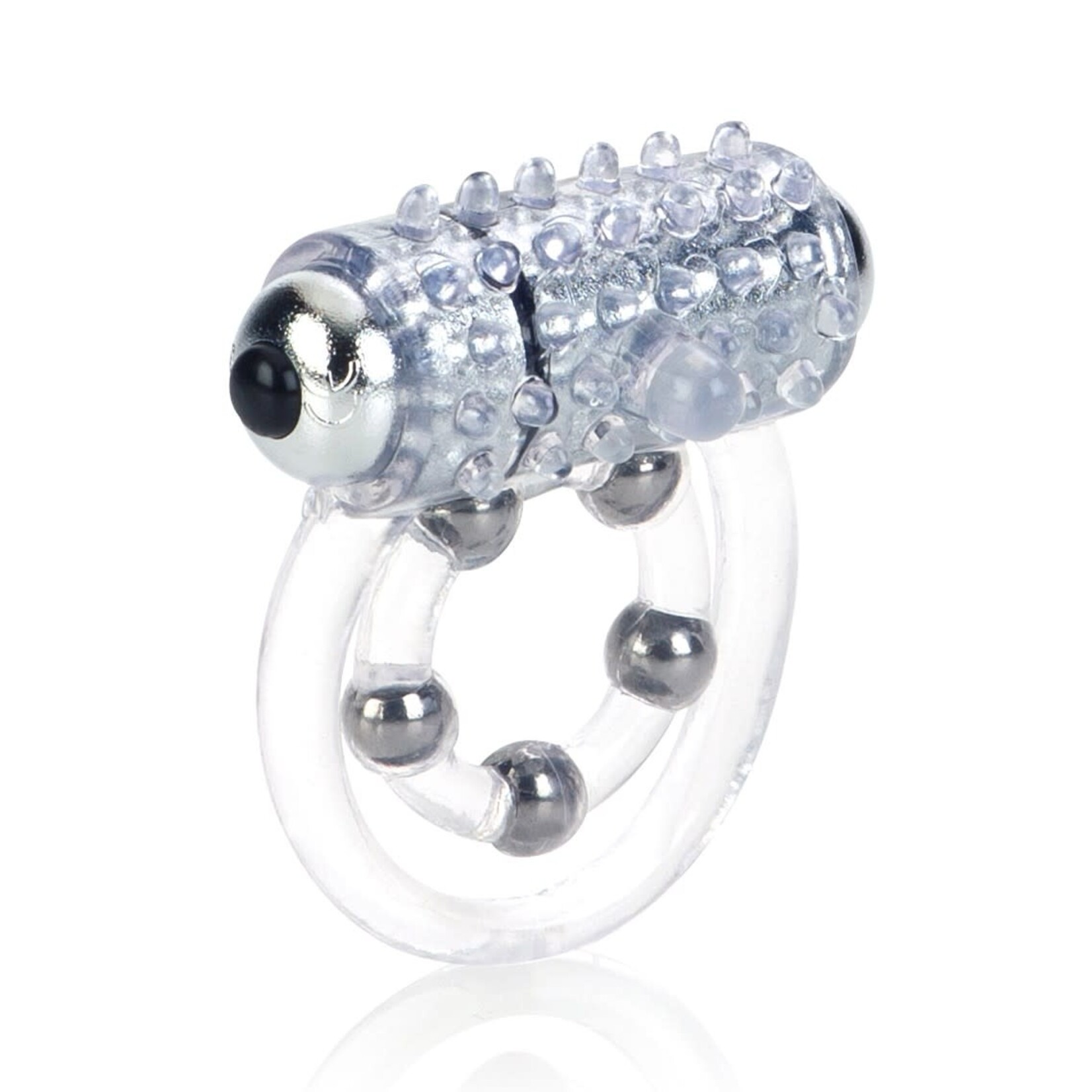 CALEXOTICS 5 BEAD MAXIMUS RING - CLEAR