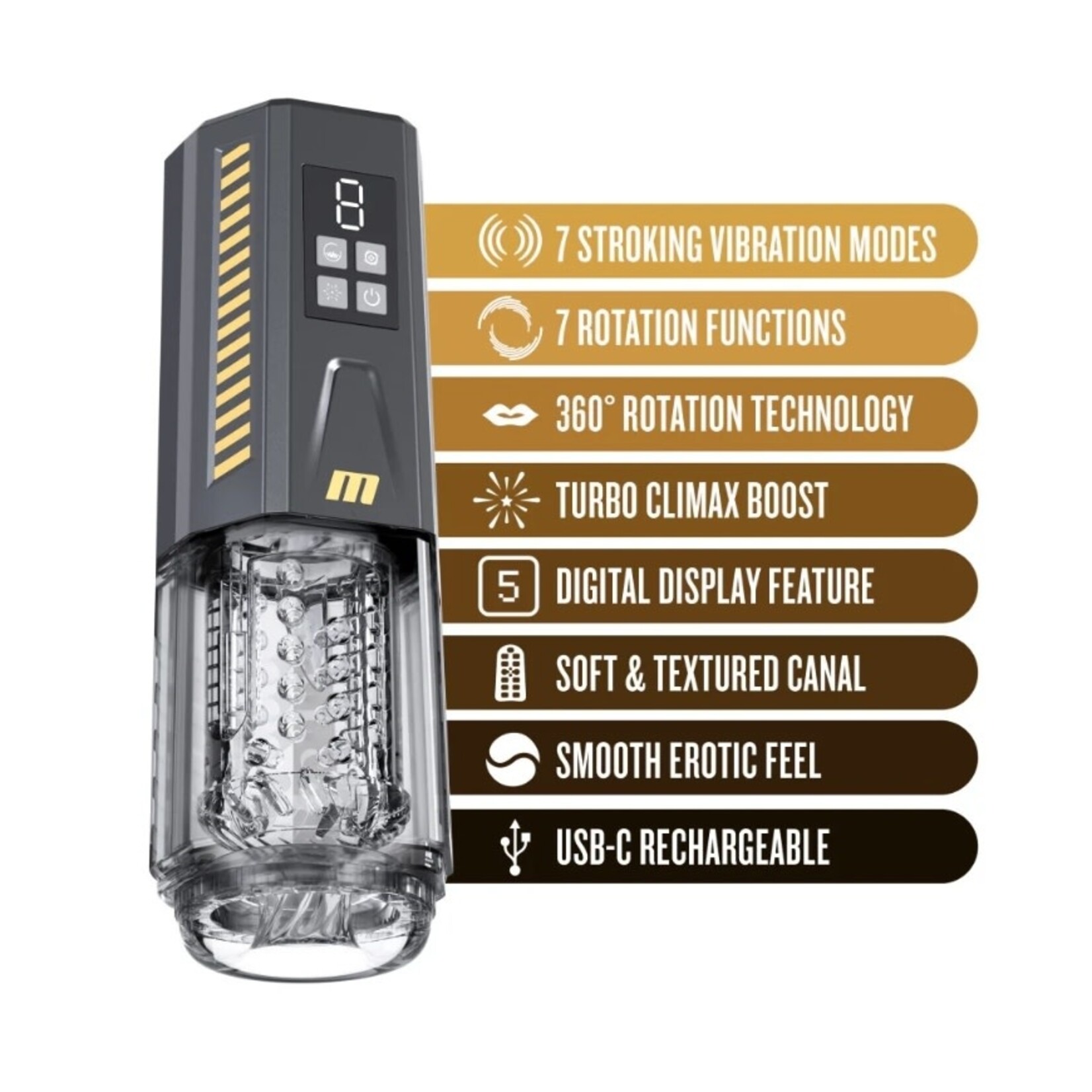 BLUSH BLUSH - M FOR MEN - SPINMASTER PRO - GREY