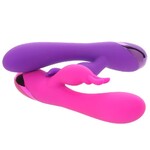 BOGO! SILICONE RABBIT VIBES IN PURPLE & PINK