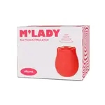 M'LADY ROSE SUCTION STIMULATOR RED