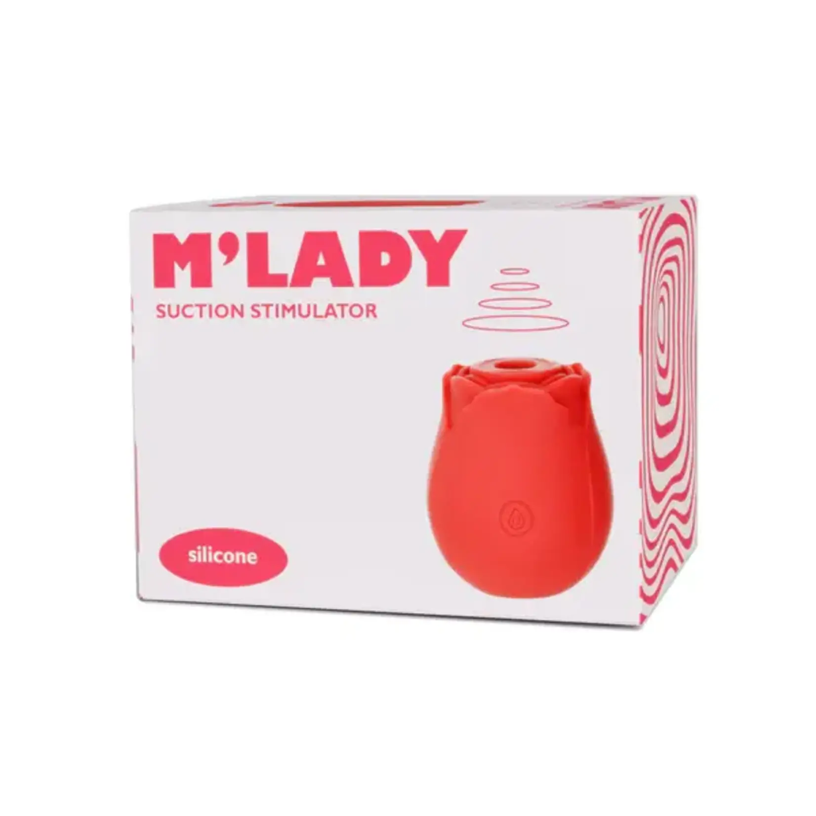 M'LADY ROSE SUCTION STIMULATOR RED