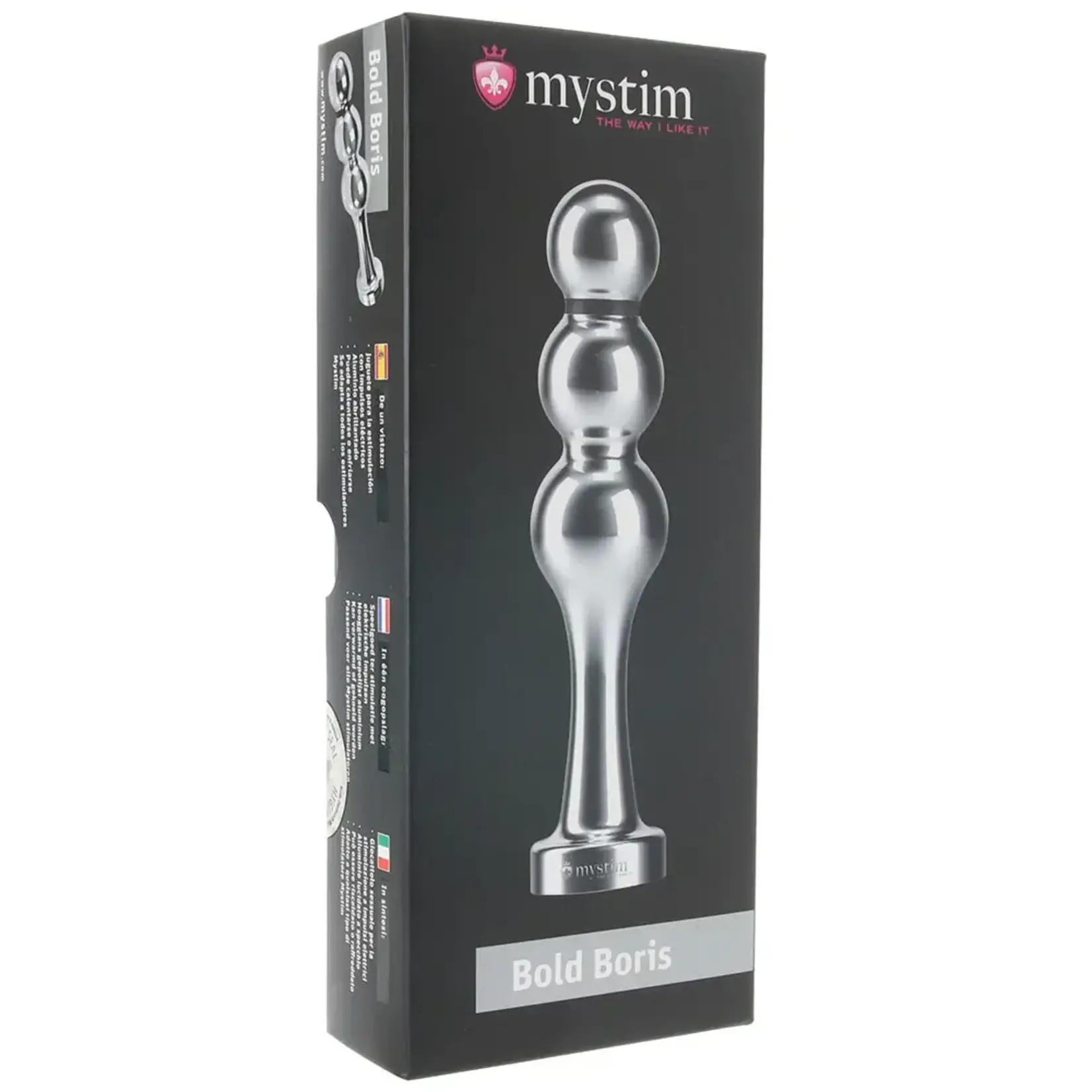 BOLD BORIS BEADED METAL E-STIM PLUG