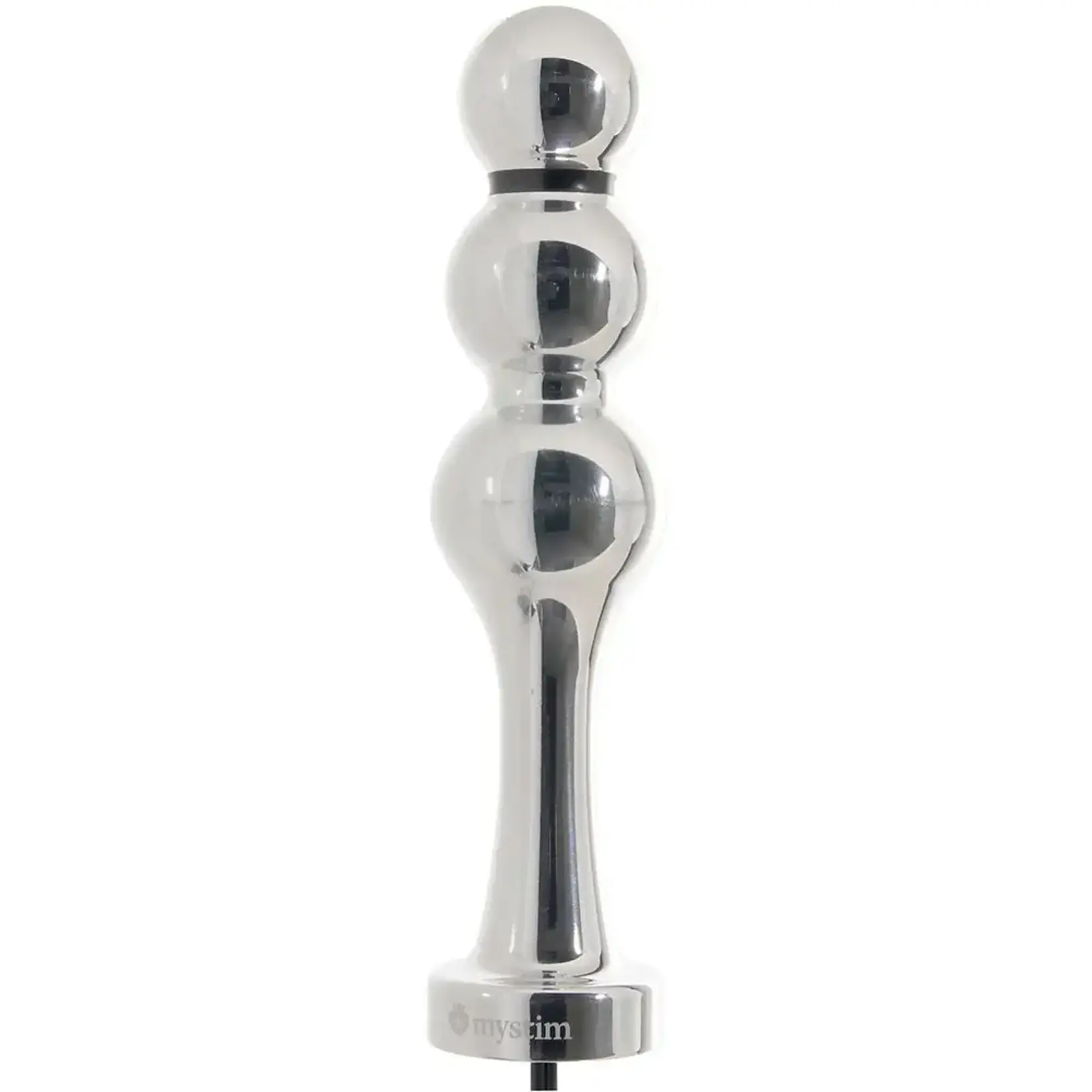 BOLD BORIS BEADED METAL E-STIM PLUG