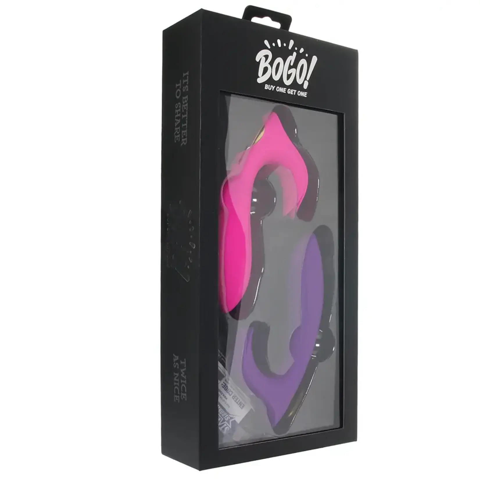 BOGO! SILICONE G-SPOT VIBES IN PURPLE & PINK