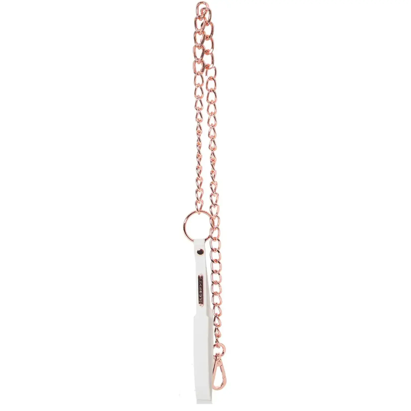 COQUETTE CHAIN LEASH IN WHITE