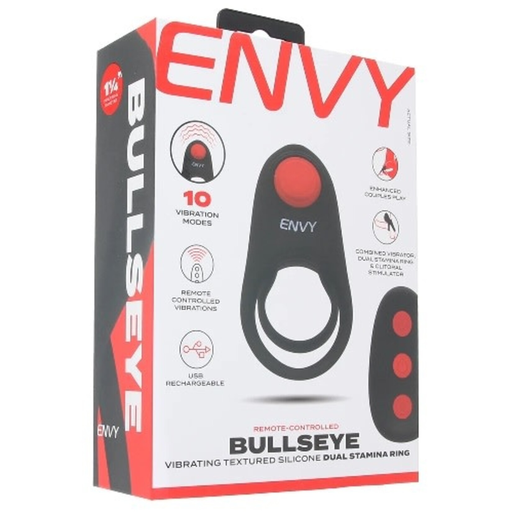 ENVY BULLSEYE DUAL STAMINA RING VIBE
