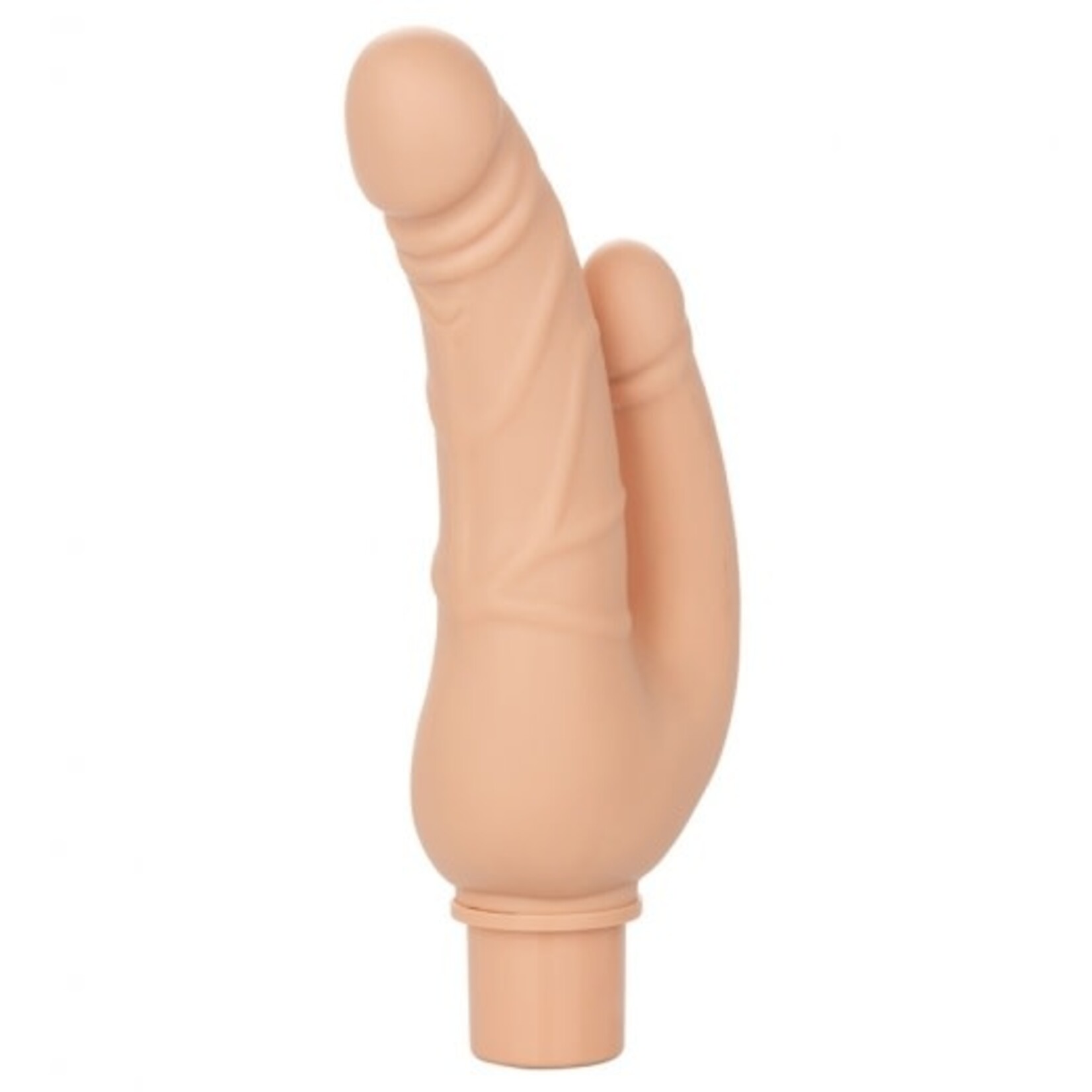 CALEXOTICS POWER STUD RECHARGEABLE OVER & UNDER VIBE IN WHITE