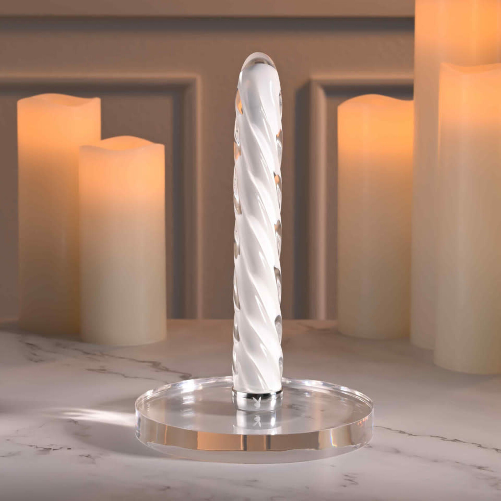 PLAYBOY PLAYBOY PLEASURE IN A TWIST GLASS VIBE