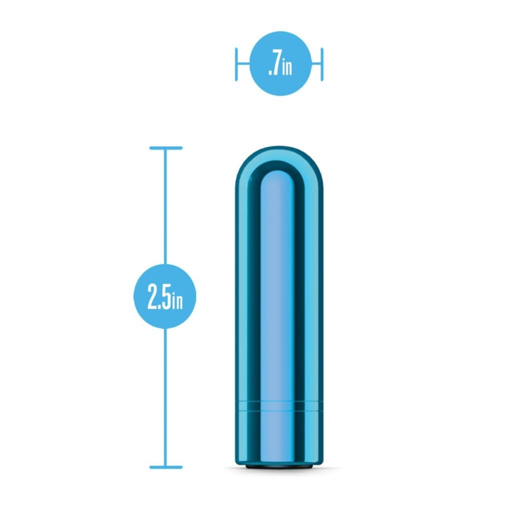 BLUSH BLUSH - KOOL VIBES - RECHARGEABLE MINI BULLET - BLUEBERRY