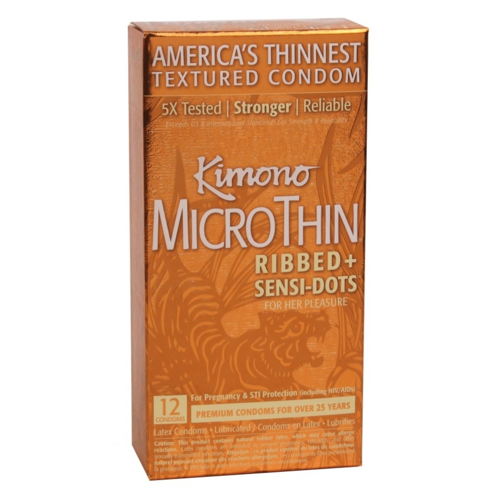 KIMONO KIMONO MICROTHIN RIBBED & SENSI-DOTS 12PK (070129)