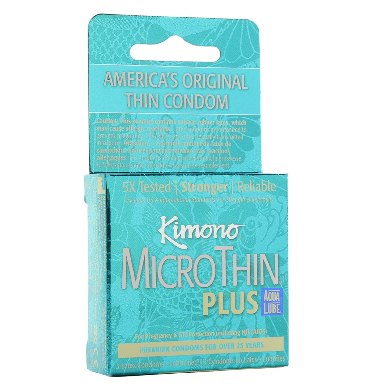 KIMONO KIMONO - MICRO THIN PLUS (AQUA BOX)  x3