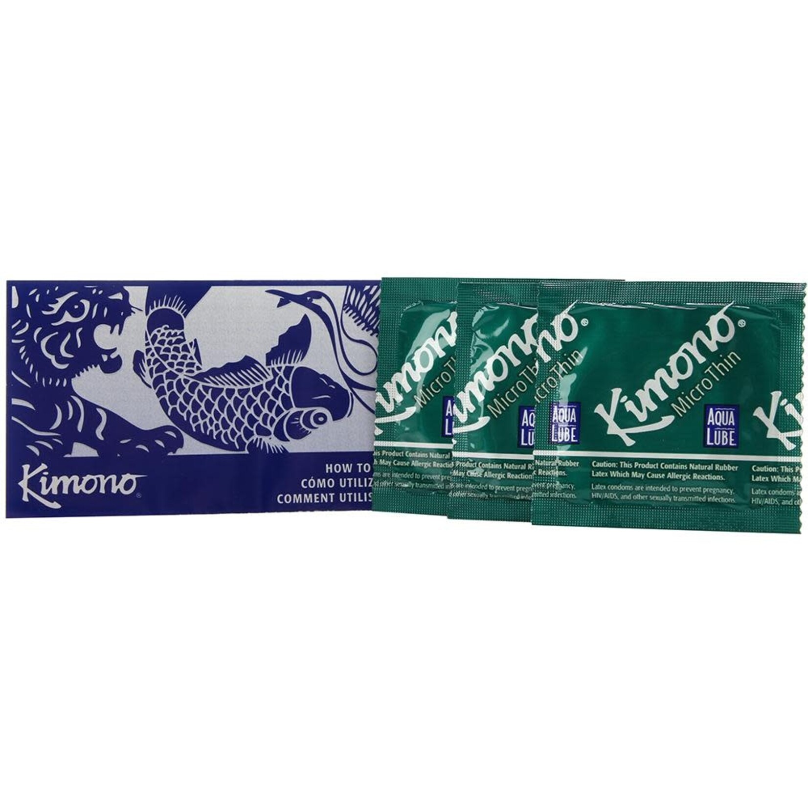 KIMONO KIMONO - MICRO THIN PLUS (AQUA BOX)  x3