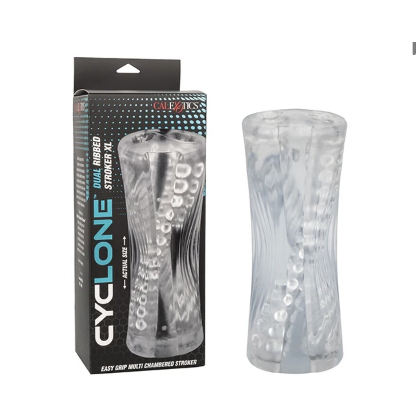 CALEXOTICS CYCLONE DUAL RIBBED STROKER XL