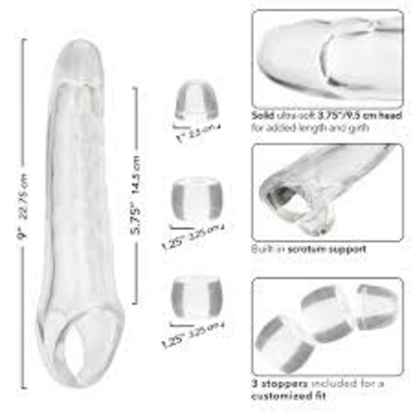 CALEXOTICS PERFORMANCE MAXX CLEAR EXTENSION KIT