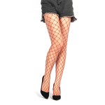 OH YEAH! OH YEAH! -  RED HIGH ELASTICITY BOX PACKAGE FENCE NET PANTYHOSE AS SHOWN XS-M