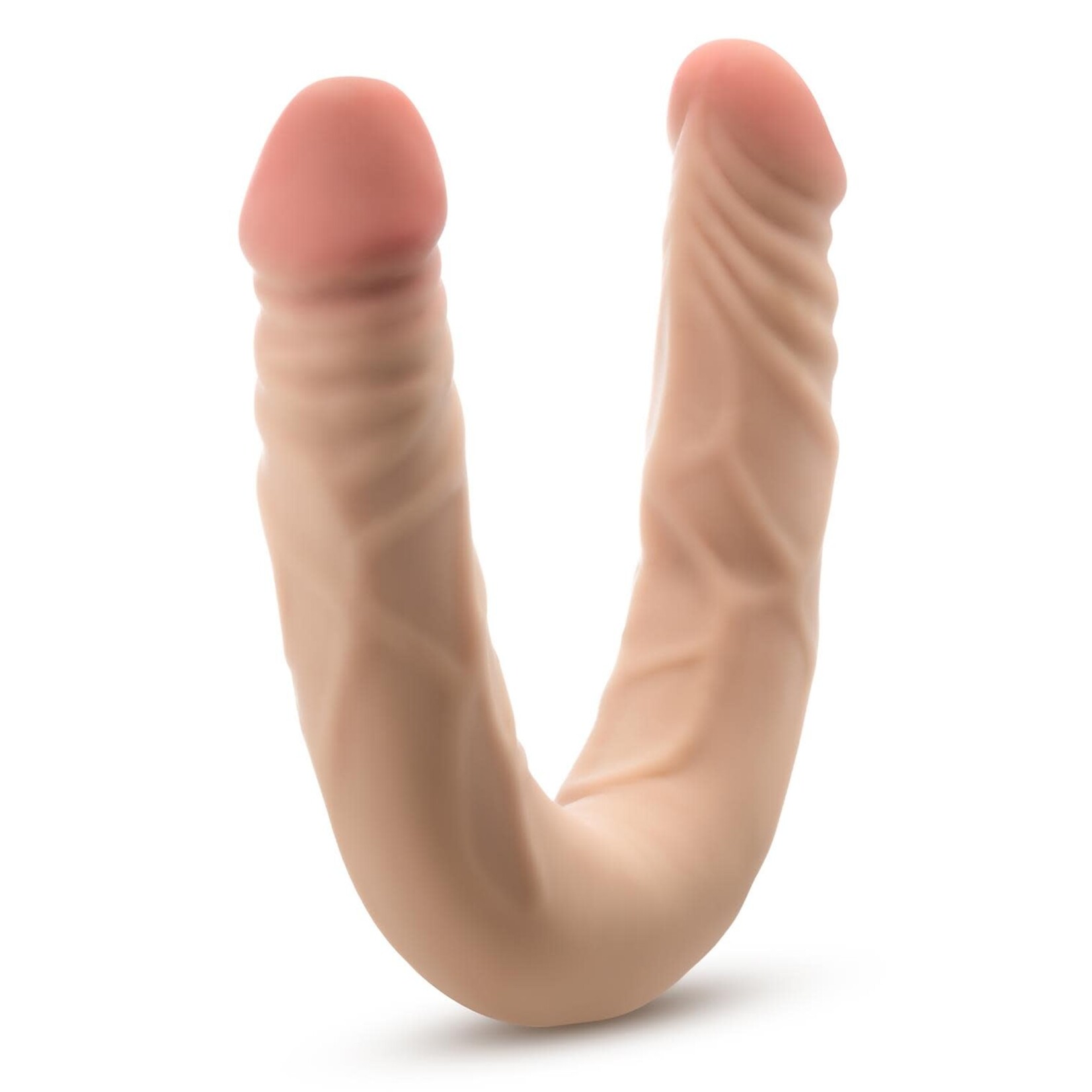 BLUSH BLUSH - DR. SKIN PLUS - 14" POSABLE DOUBLE DONG - BEIGE