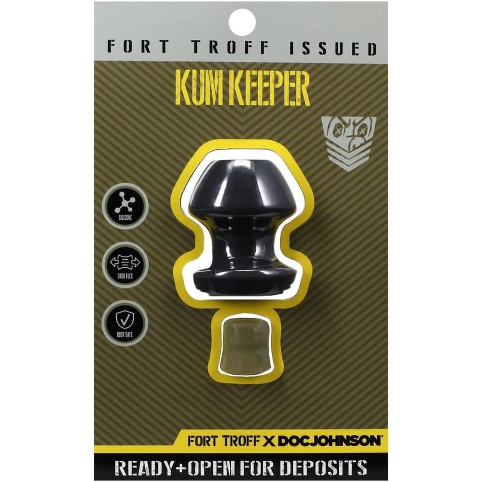 FORT TROFF KUM KEEPER GROMMET BUTT PLUG IN SMALL SMALL