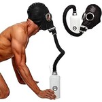 MASTER SERIES MASTER SERIES DARK INHALER GAS MASK WITH BOTTLE