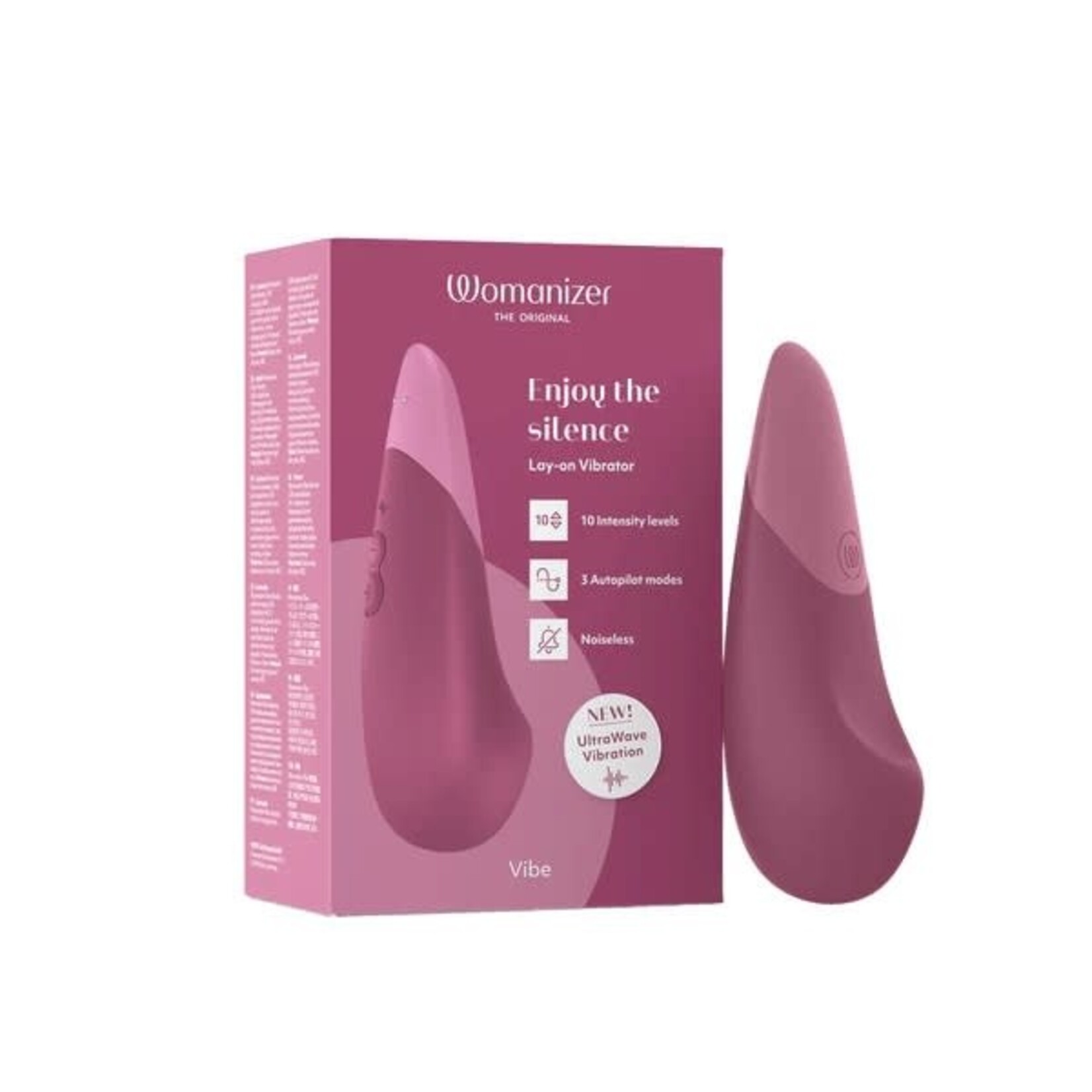 WOMANIZER WOMANIZER ULTRAWAVE LAY-ON VIBE IN DUSTY PINK