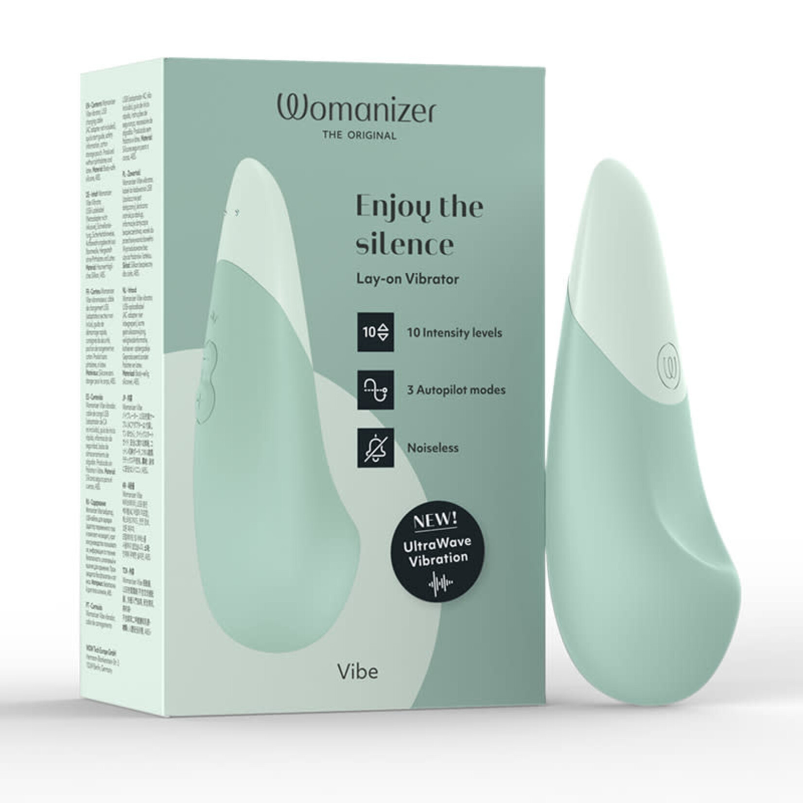 WOMANIZER WOMANIZER ULTRAWAVE LAY-ON VIBE IN SAGE