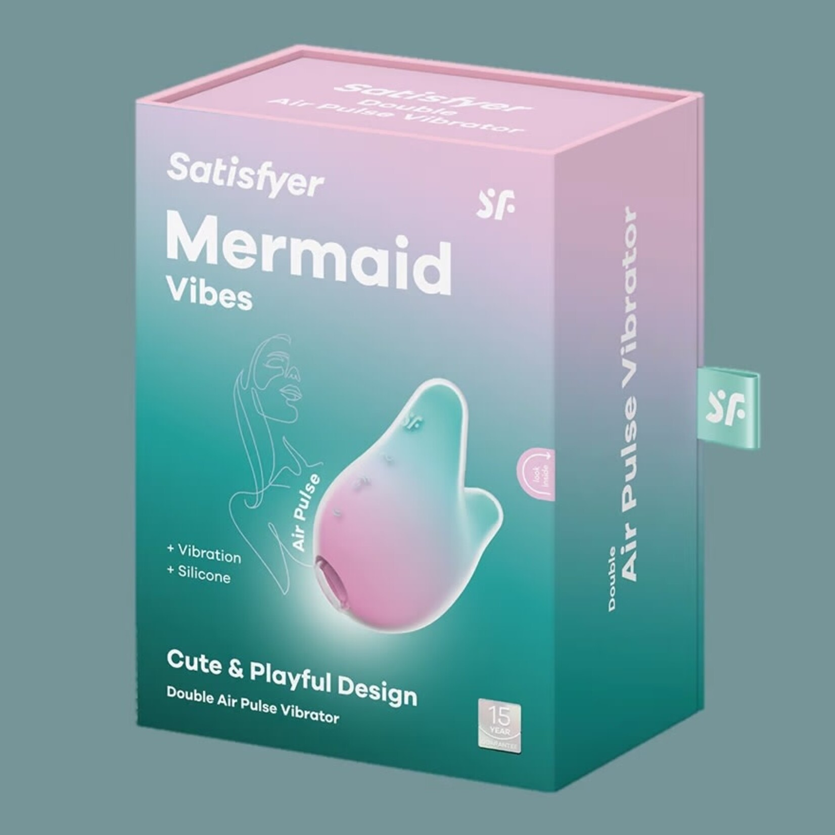 SATISFYER SATISFYER MERMAID VIBES MINT/PINK